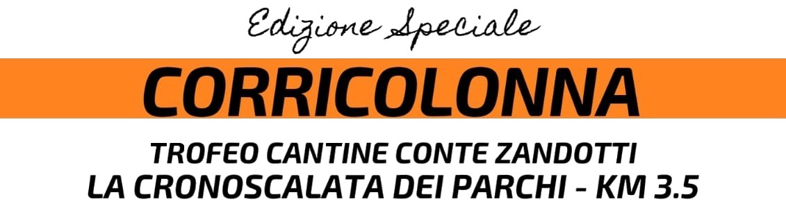 CORRICOLONNA - SPECIAL EDITION "LA CRONOSCALATA DEI PARCHI"